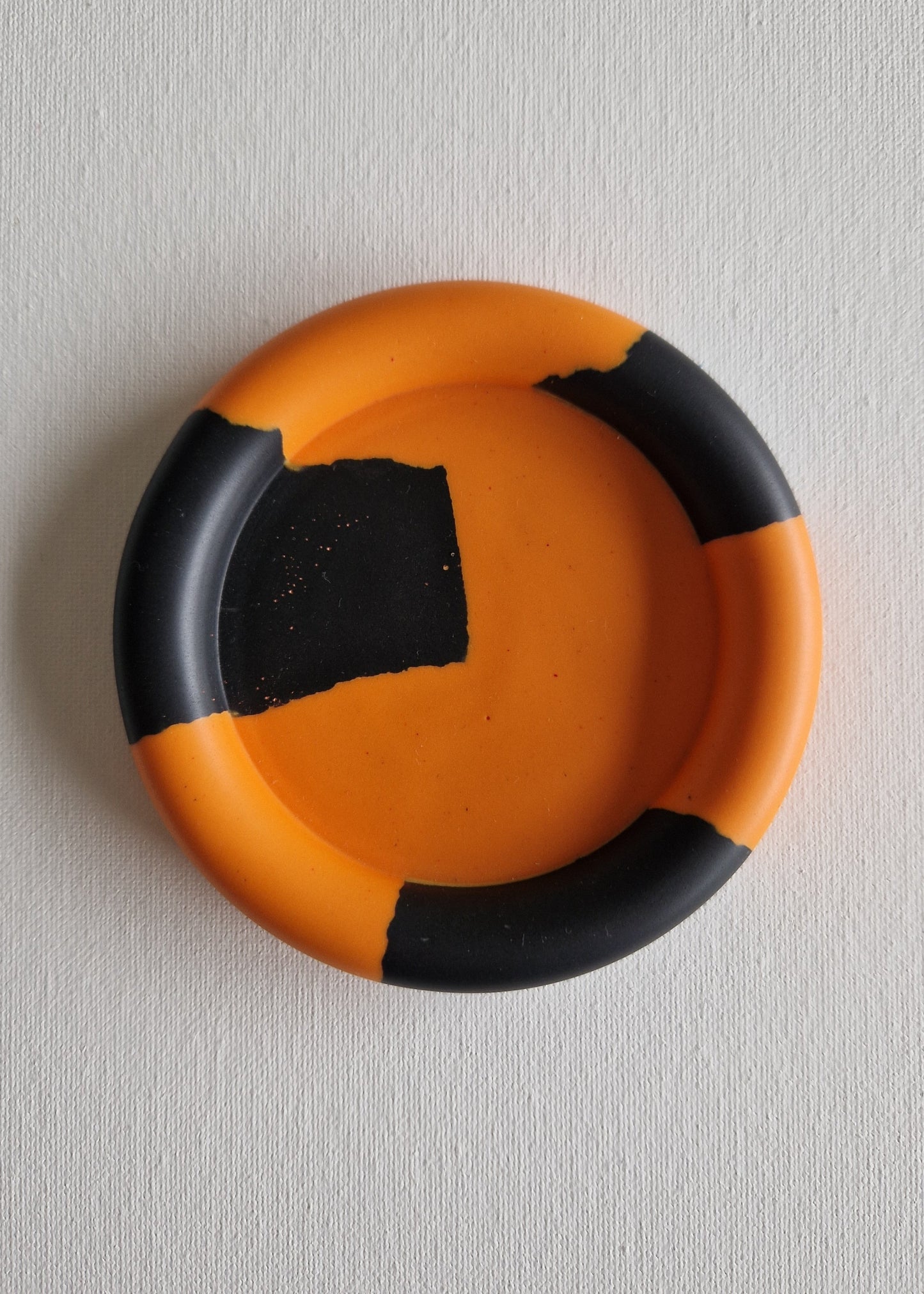 The Halo, Orange with black chunks