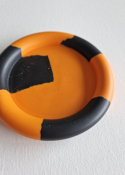 The Halo, Orange with black chunks