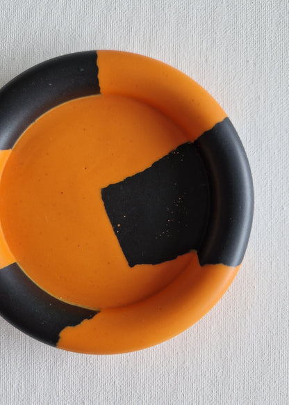The Halo, Orange with black chunks