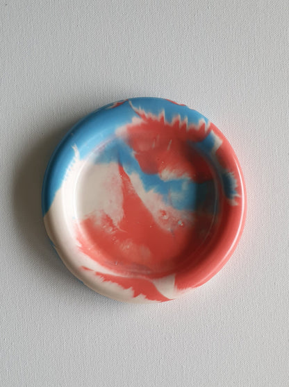 The Orb, Cream, Pink & Blue swirl