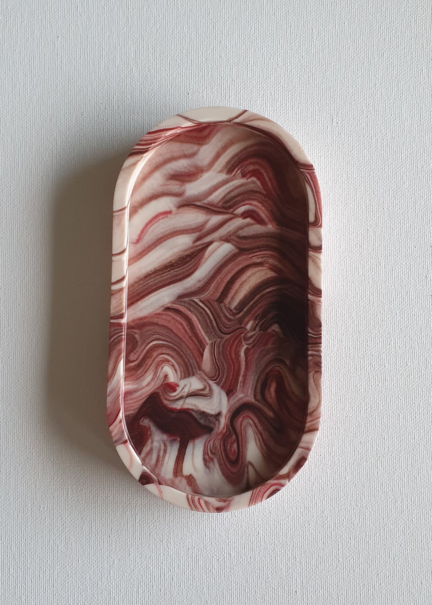 The Oval, Mauve marble